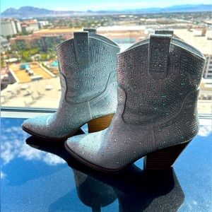 Rhinestone Cowboy Boots Size 7